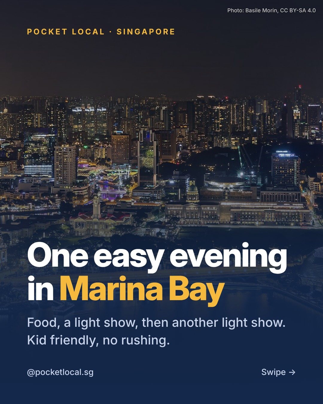 One easy evening in Marina Bay